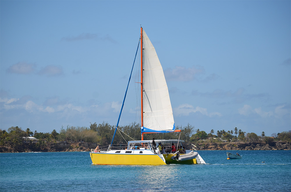 catamaran in tobago